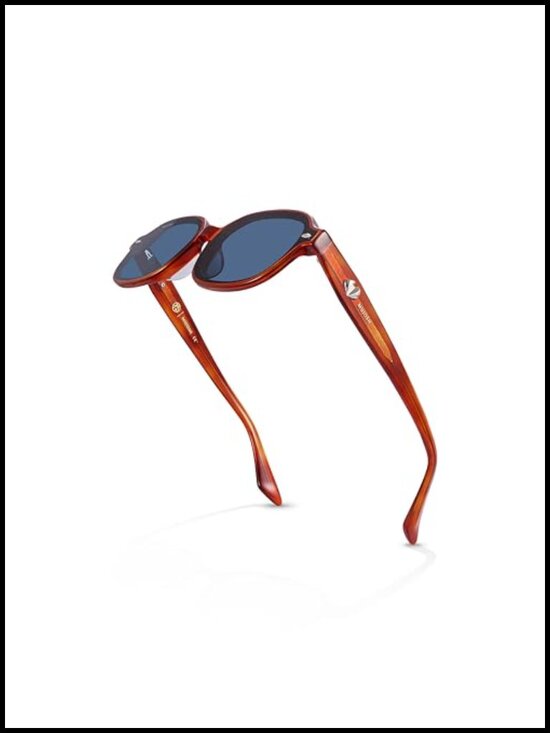 Retro Square Polarized Nylon Sunglasses Acetate Frame Unisex main image 4
